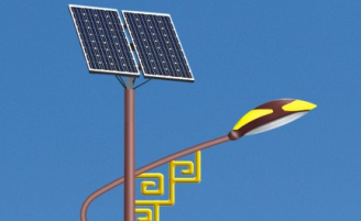 華可講解：Led太陽(yáng)能路燈主要由哪些部件組成？